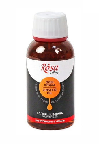 linseed oil rosa gallery, several bottle sizes, polimerized
