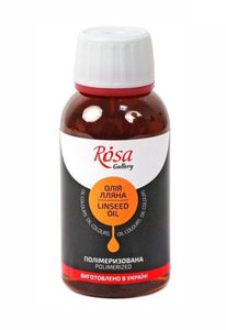 linseed oil rosa gallery, several bottle sizes, polimerized