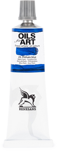 oil paint renesans 60 ml phthalo blue