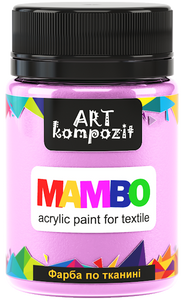 mambo acrylic paint for textiles, metallic and fluorescent colours pink