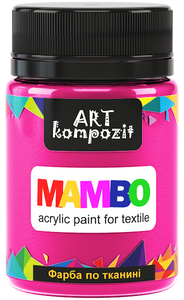 mambo acrylic paint for textiles, metallic and fluorescent colours fluorescent pink