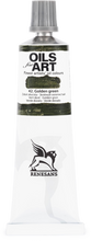 Load image into Gallery viewer, oil paint renesans 60 ml golden green
