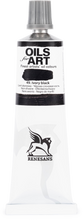 Load image into Gallery viewer, oil paint renesans 60 ml ivory black

