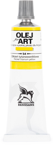 oil paint renesans 60 ml nickel titanium yellow