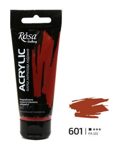 professional rosa gallery acrylic paint 60ml, all colours available english red