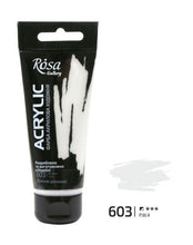 Load image into Gallery viewer, professional rosa gallery acrylic paint 60ml, all colours available zinc white
