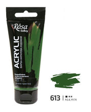 Load image into Gallery viewer, professional rosa gallery acrylic paint 60ml, all colours available sap green

