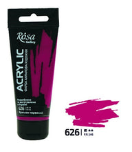 Load image into Gallery viewer, professional rosa gallery acrylic paint 60ml, all colours available madder red
