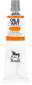 oil paint renesans 60 ml mars orange