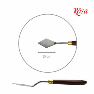 artist palette knives, made in italy, high quality & flexibility, rosa classic