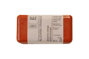 r & f encaustic paints 40 ml alizarin orange