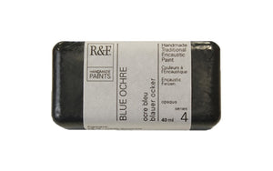 r & f encaustic paints 40 ml blue ochre