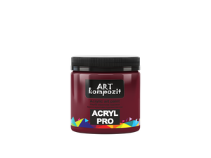 acrylic paint art kompozit, 430ml, professional artist colours bordeaux