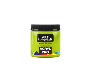 acrylic paint art kompozit, 430ml, professional artist colours bright green