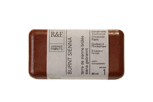 r & f encaustic paints 40 ml burnt sienna