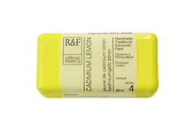 Load image into Gallery viewer, r &amp; f encaustic paints 40 ml cadmium lemon
