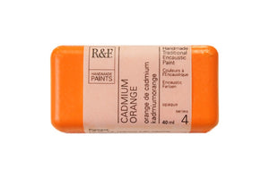 r & f encaustic paints 40 ml cadmium orange