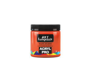 acrylic paint art kompozit, 430ml, professional artist colours cadmium red light