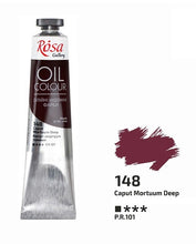 Load image into Gallery viewer, oil paint 45 ml tubes rosa gallery, professional artist colors, several colors caput mortuum deep

