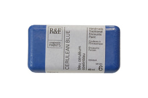 r & f encaustic paints 40 ml cerulean blue