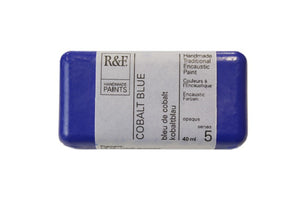 r & f encaustic paints 40 ml cobalt blue
