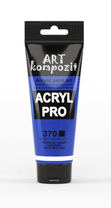 acrylic paint art kompozit, 75ml, 60 professional artist colours cobalt blue light
