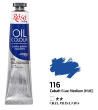 Load image into Gallery viewer, oil paint 45 ml tubes rosa gallery, professional artist colors, several colors cobalt blue medium
