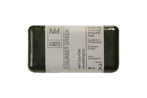 r & f encaustic paints 40 ml courbet green