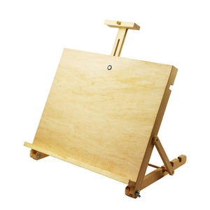easel sketch board tabletop a3, with mast 45x35cm veneer rosa studio