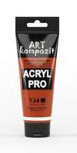 Load image into Gallery viewer, acrylic paint art kompozit, 75ml, 60 professional artist colours golden ochre
