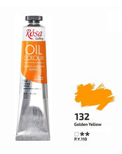 Load image into Gallery viewer, oil paint 45 ml tubes rosa gallery, professional artist colors, several colors golden yellow
