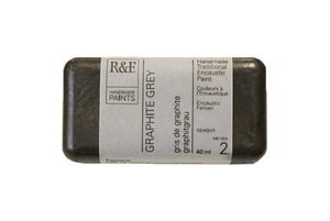 r & f encaustic paints 40 ml graphite grey