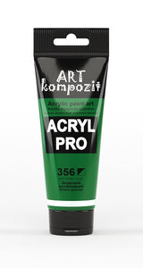 acrylic paint art kompozit, 75ml, 60 professional artist colours green special