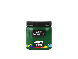 acrylic paint art kompozit, 430ml, professional artist colours green special