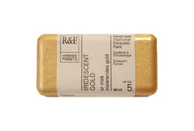 Load image into Gallery viewer, r &amp; f encaustic paints 40 ml iridescent gold
