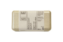 Load image into Gallery viewer, r &amp; f encaustic paints 40 ml iridescent silver
