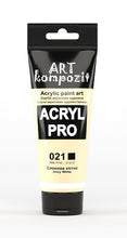 Load image into Gallery viewer, acrylic paint art kompozit, 75ml, 60 professional artist colours ivory white
