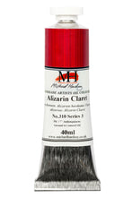 Load image into Gallery viewer, michael harding handmade oil paints 40 ml alizarin claret
