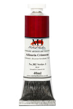 Load image into Gallery viewer, michael harding handmade oil paints 40 ml alizarin crimson
