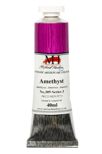 michael harding handmade oil paints 40 ml amethyst