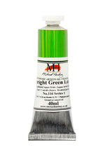 Load image into Gallery viewer, michael harding handmade oil paints 40 ml bright green lake
