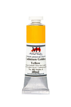 Load image into Gallery viewer, michael harding handmade oil paints 40 ml cadmium golden yellow
