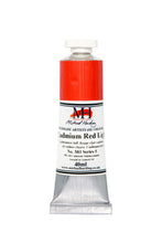 Load image into Gallery viewer, michael harding handmade oil paints 40 ml cadmium red light
