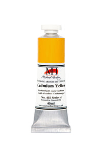 michael harding handmade oil paints 40 ml cadmium yellow