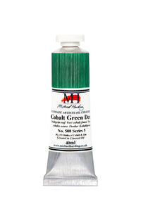 michael harding handmade oil paints 40 ml cobalt green deep