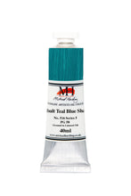 Load image into Gallery viewer, michael harding handmade oil paints 40 ml cobalt teal blue shade
