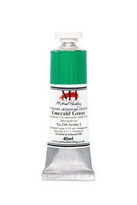 michael harding handmade oil paints 40 ml emerald green