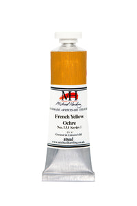 michael harding handmade oil paints 40 ml french yellow ochre