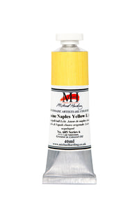 michael harding handmade oil paints 40 ml genuine naples yellow light