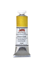 Load image into Gallery viewer, michael harding handmade oil paints 40 ml green gold
